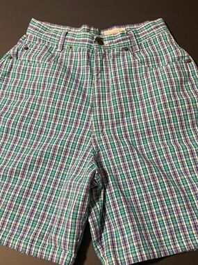 Northern Reflections Blue, Teal & White Plaid Cotton Shirt